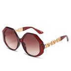 Women Large Hexagon Inspired Sunglasses Fashionable Big Frame & Polygonal Ladies Sunglasses Classic Retro Shape Street Shooting Sunglasses For Men And Women Sunglasses Stevvex