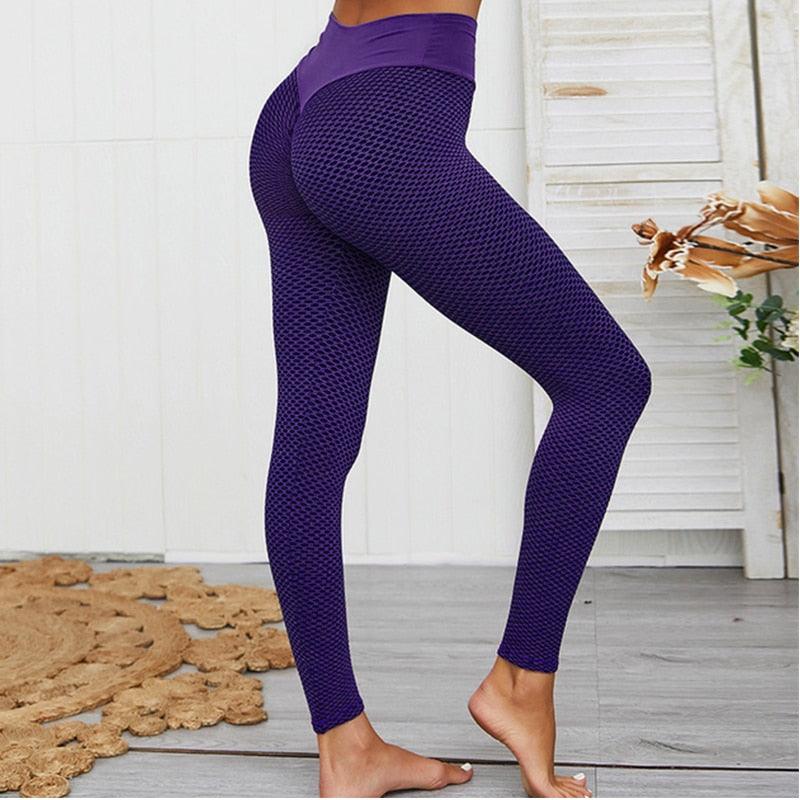 Women Leggings High Waist Fitness Leggings Push Up Ladies Seamless Workout Pants Female Womens Yoga Pants Seamless High Waist Push Up Tummy Control Gym Sport Workout Leggings Stevvex