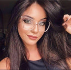 Women Luxury Cat Eye Sunglasses For Women Glasses Oversized Frame Transparent Lens Eyeglasses Computer Optical For  Prescription Glasses For Women Stevvex