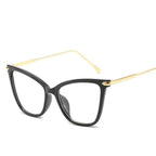 Women Luxury Cat Eye Sunglasses For Women Glasses Oversized Frame Transparent Lens Eyeglasses Computer Optical For  Prescription Glasses For Women Stevvex