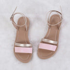 Women Luxury Party Sandals Fashion Summer Casual Black Business Sandals Buckle Straps Beach Shoes Retro Fashion Summer Women Shoes Print Casual Sandals Stevvex