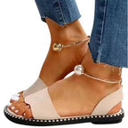 Women Luxury Party Sandals Fashion Summer Casual Black Business Sandals Buckle Straps Beach Shoes Retro Fashion Summer Women Shoes Print Casual Sandals Stevvex