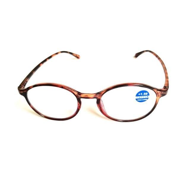 Women Men Round Black Leopard Lunettes Presbyopia Fashion Square Eyewear Anti UV Ray Computer Gaming Eyeglasses Strength Reading Glasses Eyeglasses 3.5 4.0 Stevvex