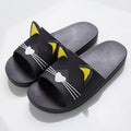 Women Men Summer Slippers Slide Sandals Beach Flip Flops Cats Thick Bottom Couple Boys Girls Comfort Shoes Fashion Outdoor Slides Beach Pool Gym House Slipper Stevvex