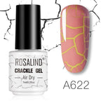 Women Nail Polishing Gel Quick-Dry UV Permanent Gel Nail Polish Multi Color Fashion Cracked Design For Girls and Womens Stevvex