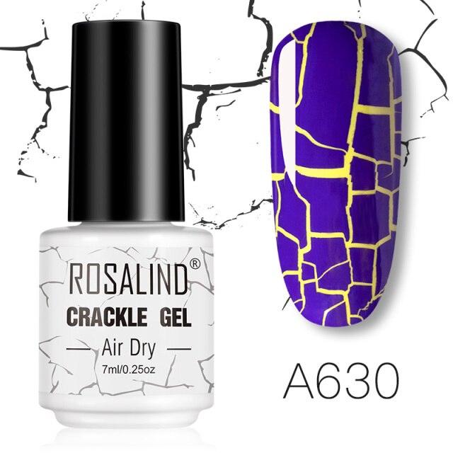 Women Nail Polishing Gel Quick-Dry UV Permanent Gel Nail Polish Multi Color Fashion Cracked Design For Girls and Womens Stevvex