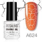 Women Nail Polishing Gel Quick-Dry UV Permanent Gel Nail Polish Multi Color Fashion Cracked Design For Girls and Womens Stevvex