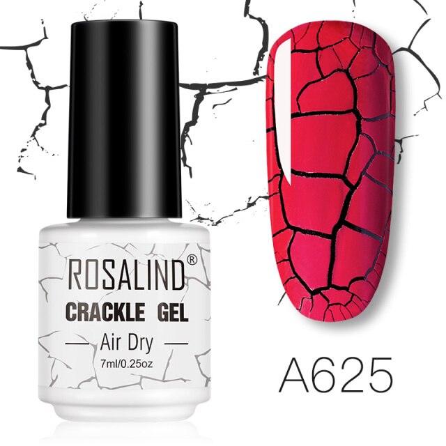 Women Nail Polishing Gel Quick-Dry UV Permanent Gel Nail Polish Multi Color Fashion Cracked Design For Girls and Womens Stevvex