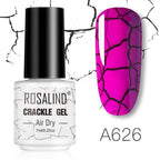 Women Nail Polishing Gel Quick-Dry UV Permanent Gel Nail Polish Multi Color Fashion Cracked Design For Girls and Womens Stevvex