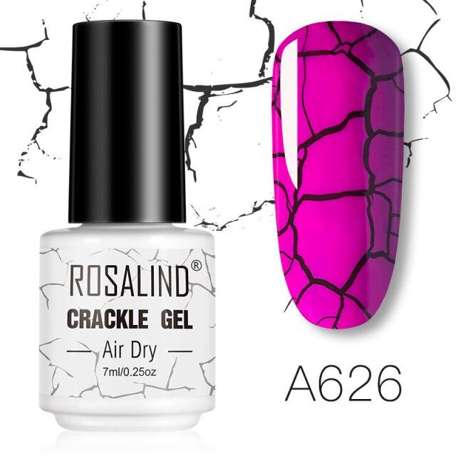 Women Nail Polishing Gel Quick-Dry UV Permanent Gel Nail Polish Multi Color Fashion Cracked Design For Girls and Womens Stevvex