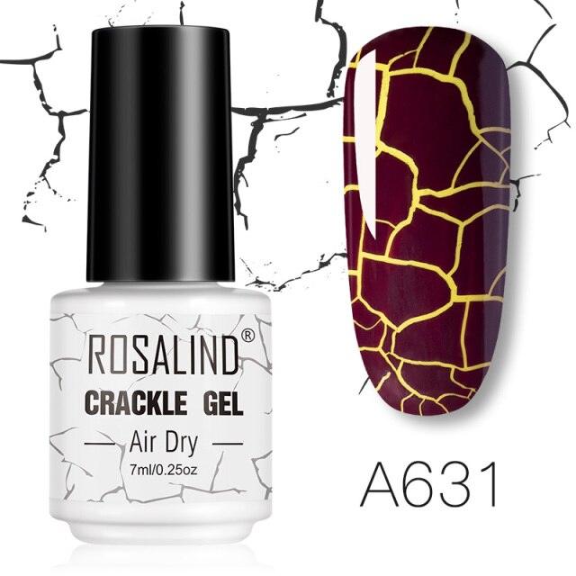 Women Nail Polishing Gel Quick-Dry UV Permanent Gel Nail Polish Multi Color Fashion Cracked Design For Girls and Womens Stevvex