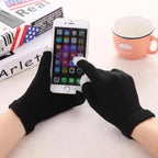 Women New Wool Knitted Gloves Winter Warm Thick Touch Screen Gloves Solid Mittens For Women For Winter Gloves Winter Touch Screen Gloves for Women and Men Stevvex
