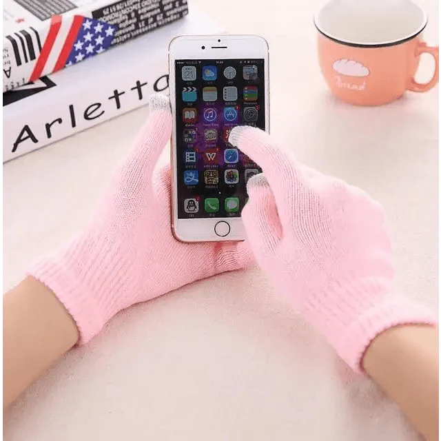 Women New Wool Knitted Gloves Winter Warm Thick Touch Screen Gloves Solid Mittens For Women For Winter Gloves Winter Touch Screen Gloves for Women and Men Stevvex