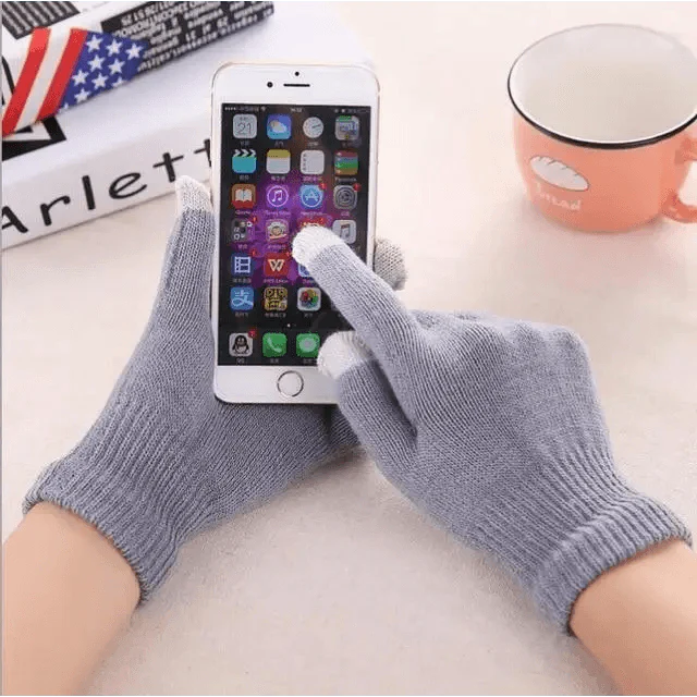 Women New Wool Knitted Gloves Winter Warm Thick Touch Screen Gloves Solid Mittens For Women For Winter Gloves Winter Touch Screen Gloves for Women and Men Stevvex
