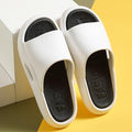 Women Outside Slippers Summer Runway Shoes EVA Soft Thick Sole Non-slip Outdoor Women Slides Pool Beach Open Toe Soft Slippers Thick Lightweight Non-Slip Shower Bath Cloud Slides Pool Gym House Sandals Stevvex