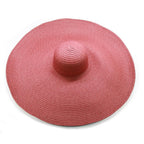 Women Oversized Foldable Summer Large Wide Hat Beach Straw Hat Cute Sun Cap Retro Foldable Handmade Big Hats Ladies UV Protection Hat Vintage Summer Sun Beach Hats Stevvex