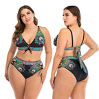 Women Push Up Bikini Sets Swimwear Women Swimsuit  Plus Larges Size Bathing Swimming  Suits Beachwear Women's Swimsuits Halter Push Up Bikini Two Piece Bathing Suits Women Plus Size Bikini Stevvex