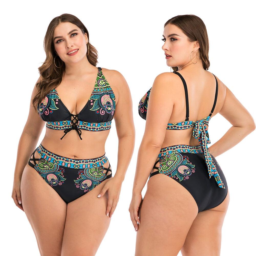 Women Push Up Bikini Sets Swimwear Women Swimsuit  Plus Larges Size Bathing Swimming  Suits Beachwear Women's Swimsuits Halter Push Up Bikini Two Piece Bathing Suits Women Plus Size Bikini Stevvex