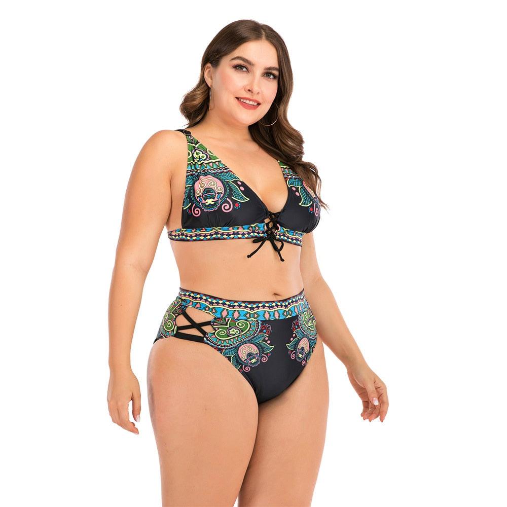 Women Push Up Bikini Sets Swimwear Women Swimsuit  Plus Larges Size Bathing Swimming  Suits Beachwear Women's Swimsuits Halter Push Up Bikini Two Piece Bathing Suits Women Plus Size Bikini Stevvex