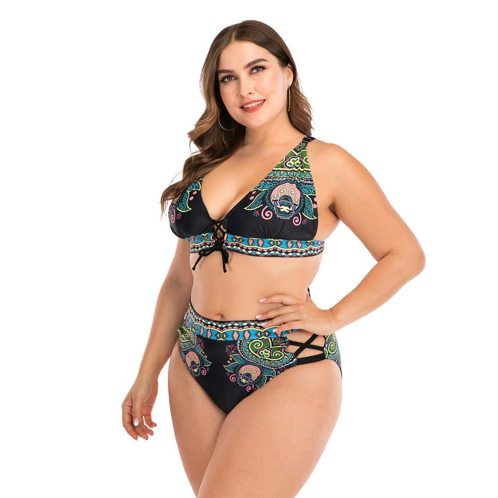 Women Push Up Bikini Sets Swimwear Women Swimsuit  Plus Larges Size Bathing Swimming  Suits Beachwear Women's Swimsuits Halter Push Up Bikini Two Piece Bathing Suits Women Plus Size Bikini Stevvex