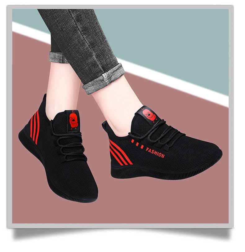 Women Running Shoes Air Mesh Sneakers Breathable Soft Light Woman Sport Shoes Walking Jogging Casual Shoes Breathable Walking Mesh Flats Sport Running Sneakers Stevvex