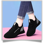 Women Running Shoes Air Mesh Sneakers Breathable Soft Light Woman Sport Shoes Walking Jogging Casual Shoes Breathable Walking Mesh Flats Sport Running Sneakers Stevvex