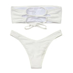 Women's Bikini High Waist Tummy Control Two Piece Swimsuit Swimwear Girl Beach Bathing Suit Woman Fashion Swimwear Padded High Waist Cheeky Bathing Suit Stevvex