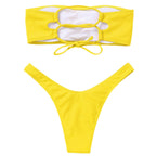 Women's Bikini High Waist Tummy Control Two Piece Swimsuit Swimwear Girl Beach Bathing Suit Woman Fashion Swimwear Padded High Waist Cheeky Bathing Suit Stevvex