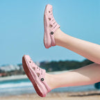 Women's Casual Clogs Breathable Sandals Home Slippers Summer Slip On Women Flip Flops Shoes Clogs Garden Clogs Shoes Beach Sneaker Work Summer Breathable Lightweight Quick Drying Sandals Stevvex