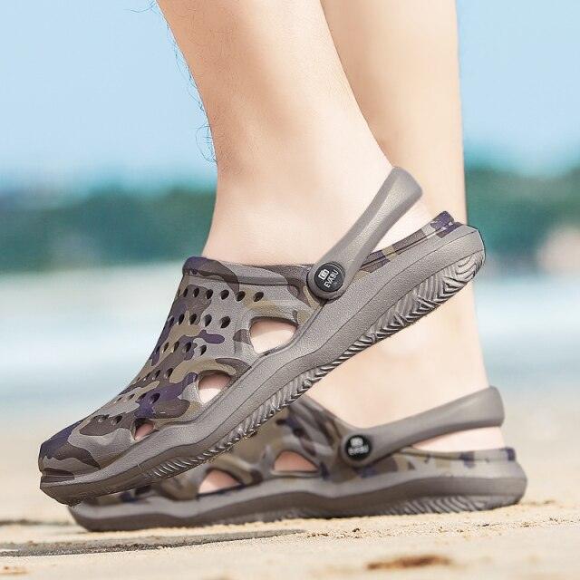 Women's Casual Clogs Breathable Sandals Home Slippers Summer Slip On Women Flip Flops Shoes Clogs Garden Clogs Shoes Beach Sneaker Work Summer Breathable Lightweight Quick Drying Sandals Stevvex
