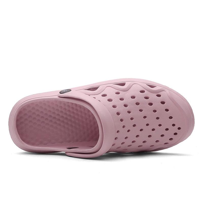 Women's Casual Clogs Breathable Sandals Home Slippers Summer Slip On Women Flip Flops Shoes Clogs Garden Clogs Shoes Beach Sneaker Work Summer Breathable Lightweight Quick Drying Sandals Stevvex