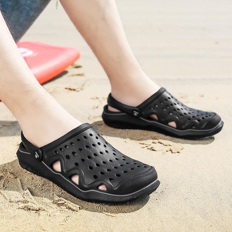 Women's Casual Clogs Breathable Sandals Home Slippers Summer Slip On Women Flip Flops Shoes Clogs Garden Clogs Shoes Beach Sneaker Work Summer Breathable Lightweight Quick Drying Sandals Stevvex