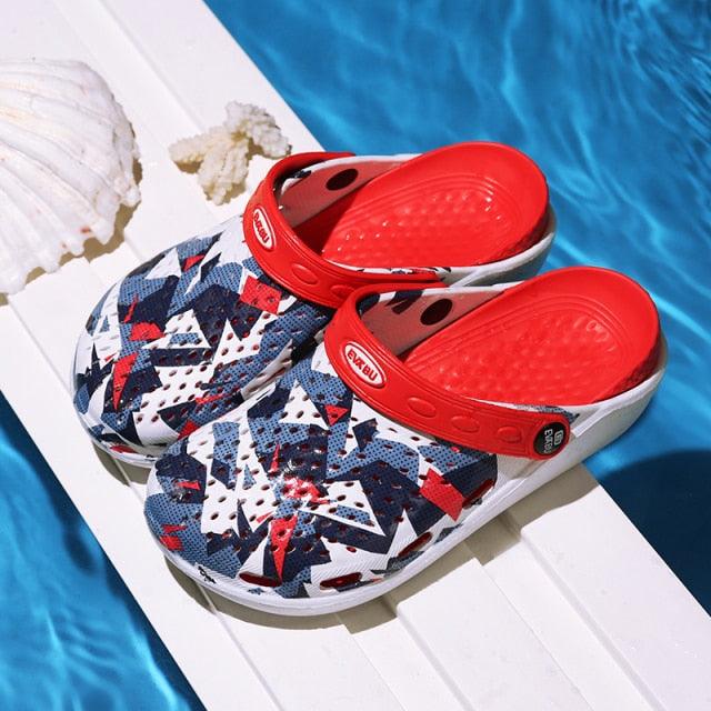 Women's Casual Clogs Breathable Sandals Home Slippers Summer Slip On Women Flip Flops Shoes Clogs Garden Clogs Shoes Beach Sneaker Work Summer Breathable Lightweight Quick Drying Sandals Stevvex