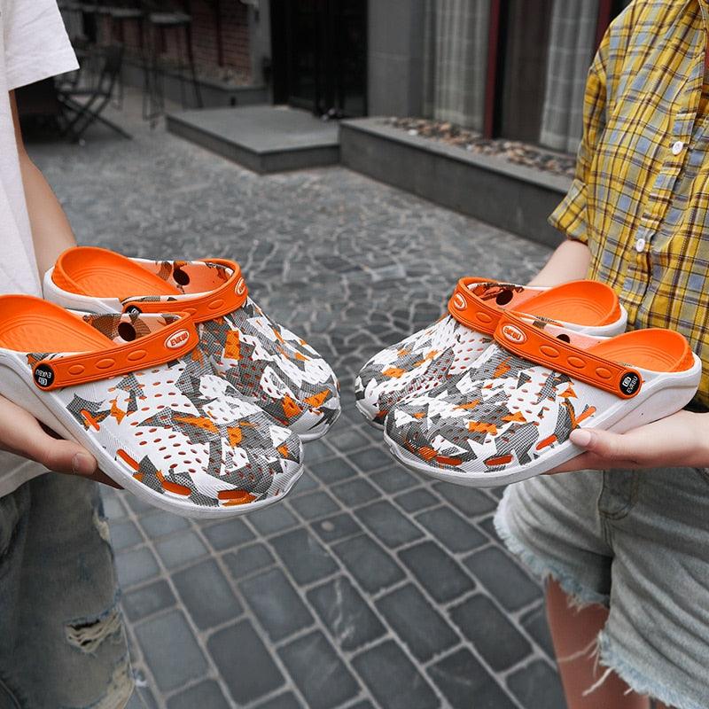 Women's Casual Clogs Breathable Sandals Home Slippers Summer Slip On Women Flip Flops Shoes Clogs Garden Clogs Shoes Beach Sneaker Work Summer Breathable Lightweight Quick Drying Sandals Stevvex