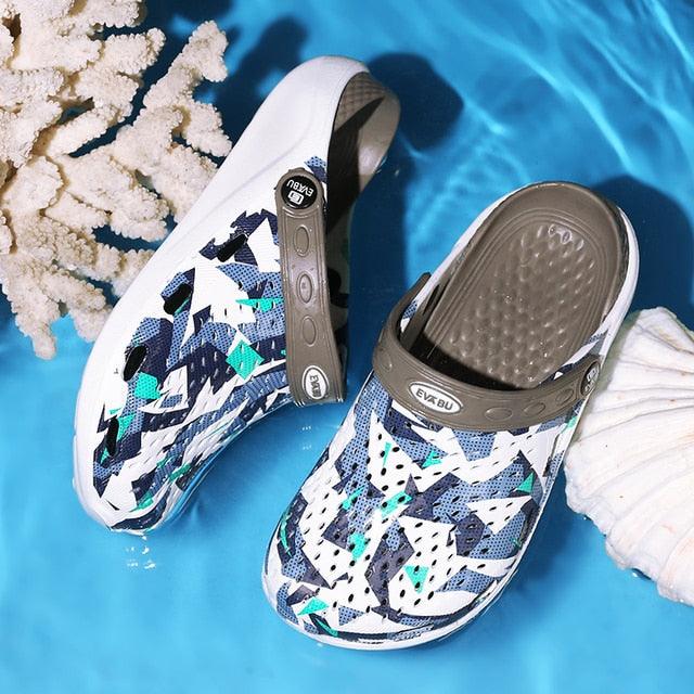 Women's Casual Clogs Breathable Sandals Home Slippers Summer Slip On Women Flip Flops Shoes Clogs Garden Clogs Shoes Beach Sneaker Work Summer Breathable Lightweight Quick Drying Sandals Stevvex