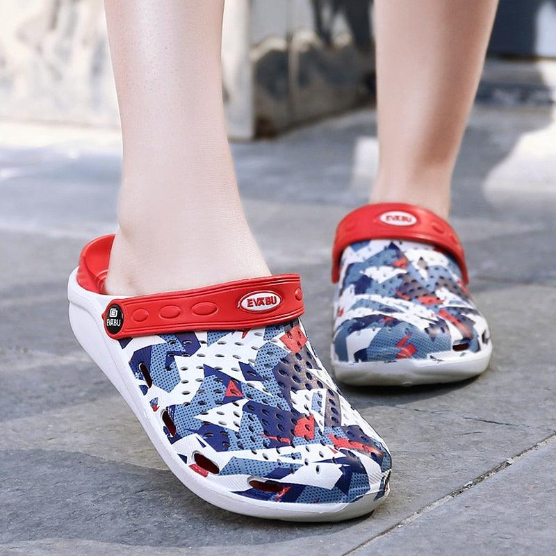Women's Casual Clogs Breathable Sandals Home Slippers Summer Slip On Women Flip Flops Shoes Clogs Garden Clogs Shoes Beach Sneaker Work Summer Breathable Lightweight Quick Drying Sandals Stevvex