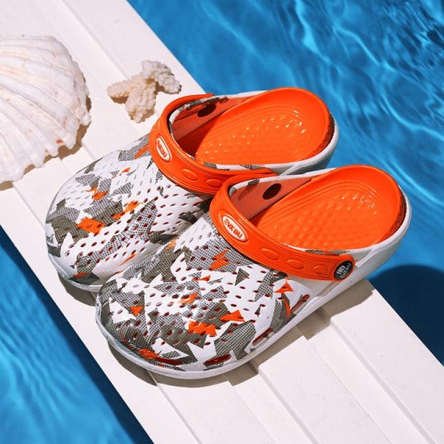 Women's Casual Clogs Breathable Sandals Home Slippers Summer Slip On Women Flip Flops Shoes Clogs Garden Clogs Shoes Beach Sneaker Work Summer Breathable Lightweight Quick Drying Sandals Stevvex
