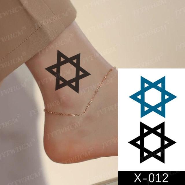 Women's Different Stickers Tattoo Temporary Waterproof Neck Arm Leg Tattoo Colorful Design Stevvex