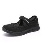 Women's Elegant Walking Shoes Flat Outdoor Comfortable Breathable Casual Soft Sole Lightweight Sport Running Fashion Breathable Mesh Womens Espadrilles Stevvex