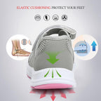 Women's Elegant Walking Shoes Flat Outdoor Comfortable Breathable Casual Soft Sole Lightweight Sport Running Fashion Breathable Mesh Womens Espadrilles Stevvex