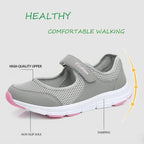 Women's Elegant Walking Shoes Flat Outdoor Comfortable Breathable Casual Soft Sole Lightweight Sport Running Fashion Breathable Mesh Womens Espadrilles Stevvex