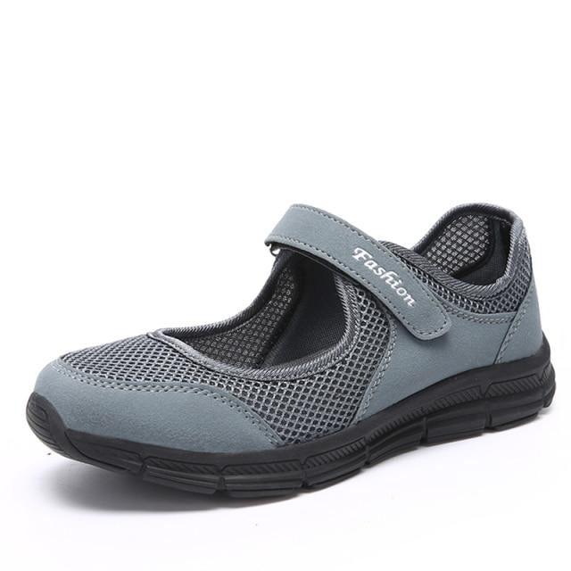 Women's Elegant Walking Shoes Flat Outdoor Comfortable Breathable Casual Soft Sole Lightweight Sport Running Fashion Breathable Mesh Womens Espadrilles Stevvex