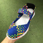 Women's Espadrilles Casual Shoes Spring Comfortable Sneakers Breathable Flat Shoes Summer Outdoor Slip On Fashion Breathable Mesh Casual Shoes Flat Shoes Women Espadrille Stevvex