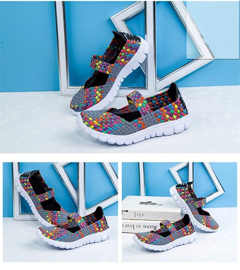 Women's Espadrilles Casual Shoes Spring Comfortable Sneakers Breathable Flat Shoes Summer Outdoor Slip On Fashion Breathable Mesh Casual Shoes Flat Shoes Women Espadrille Stevvex
