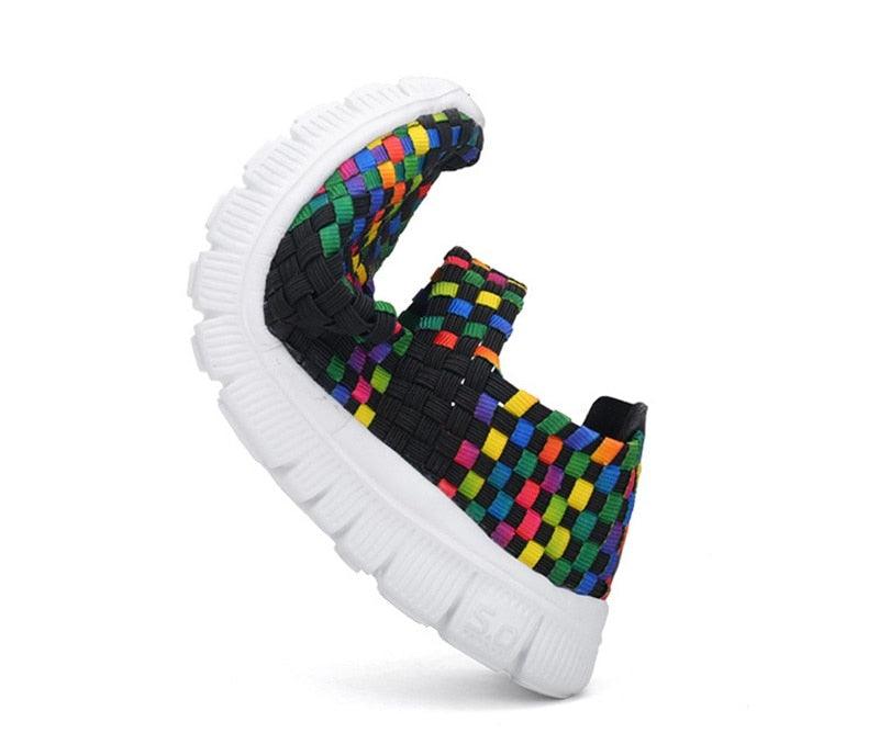 Women's Espadrilles Casual Shoes Spring Comfortable Sneakers Breathable Flat Shoes Summer Outdoor Slip On Fashion Breathable Mesh Casual Shoes Flat Shoes Women Espadrille Stevvex