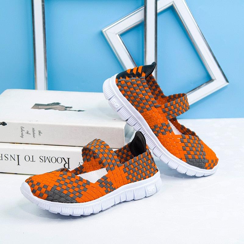Women's Espadrilles Casual Shoes Spring Comfortable Sneakers Breathable Flat Shoes Summer Outdoor Slip On Fashion Breathable Mesh Casual Shoes Flat Shoes Women Espadrille Stevvex