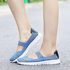 Women's Espadrilles Casual Shoes Spring Comfortable Sneakers Breathable Flat Shoes Summer Outdoor Slip On Fashion Breathable Mesh Casual Shoes Flat Shoes Women Espadrille Stevvex