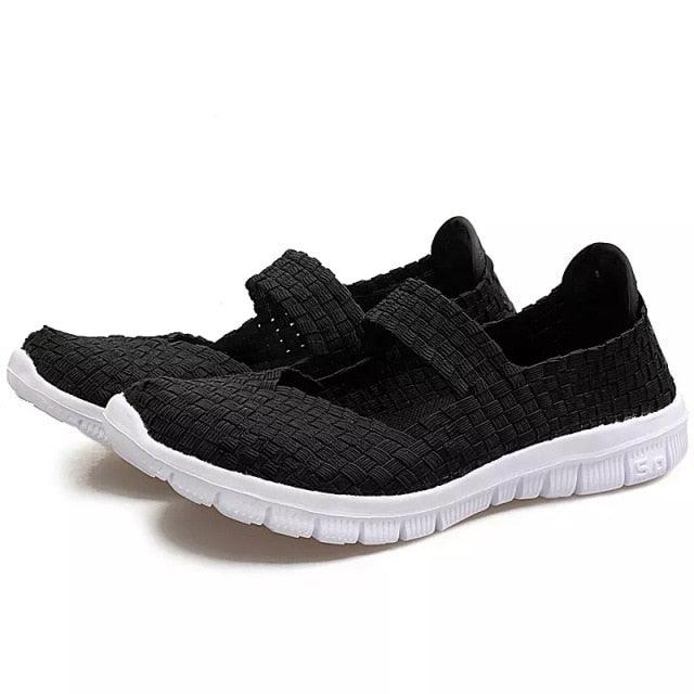 Women's Espadrilles Casual Shoes Spring Comfortable Sneakers Breathable Flat Shoes Summer Outdoor Slip On Fashion Breathable Mesh Casual Shoes Flat Shoes Women Espadrille Stevvex