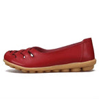 Women's Genuine Leather Flats Sandals Elegant Comfortable Soft Non Slip Design For Women Stevvex