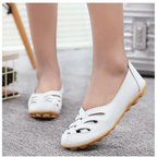 Women's Genuine Leather Flats Sandals Elegant Comfortable Soft Non Slip Design For Women Stevvex